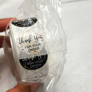 Thank you Stickers 1 Inch 500 pieces Count New